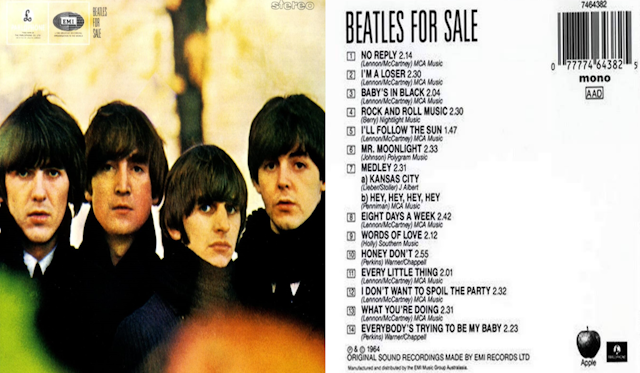 Beatles for Sale LP front and back covers
