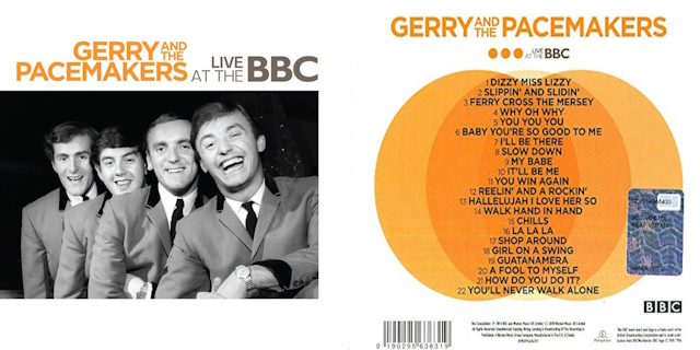 Gerry and the Pacemakers Live at the BBC CD