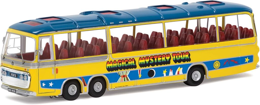 The Beatles Magical Mystery Tour bus