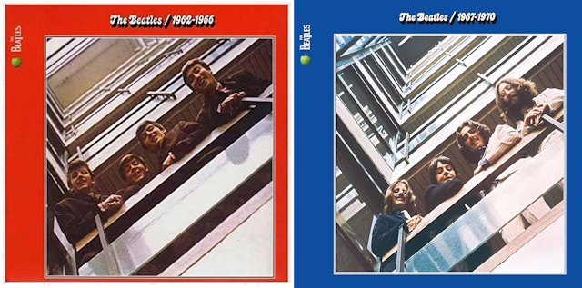 The Beatles Red and Blue CDs