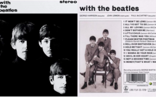 With the Beatles LP cover