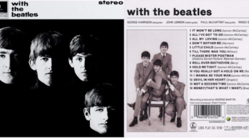 With the Beatles LP cover