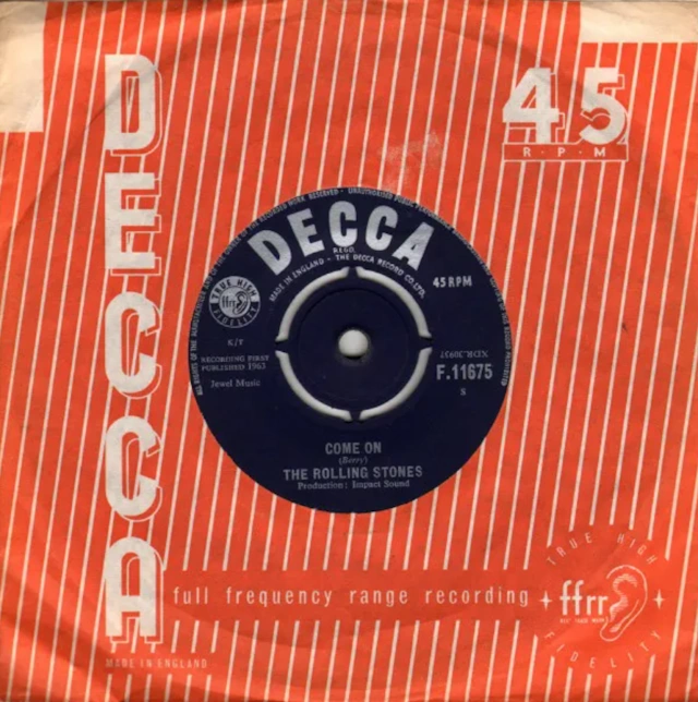 Come On Rolling Stones 45 single cover