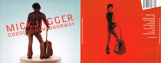 Goddess in the Doorway Mick Jagger CD front and back