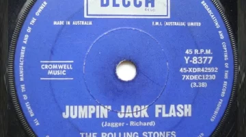 Jumpin' Jack Flash Rolling Stones Jumpin' Jack Flash Decca 45 single record