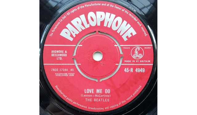The Beatles first single, Love Me Do