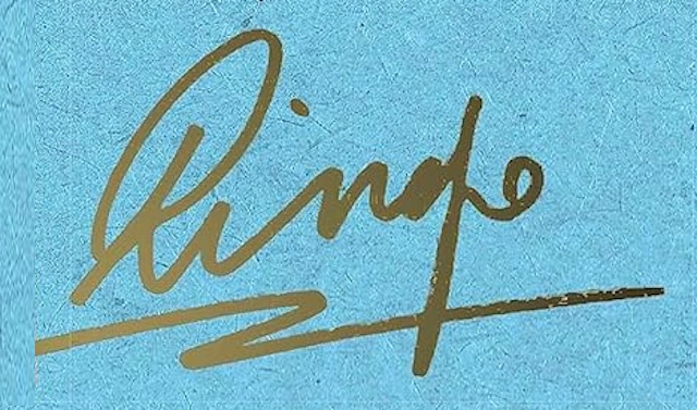 Photograph by Ringo Starr front cover Ringo signature