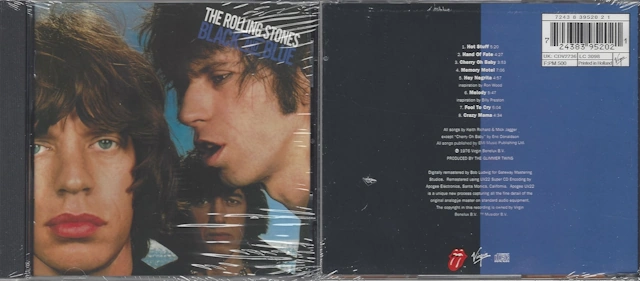 Rolling Stones Black and Blue front and back