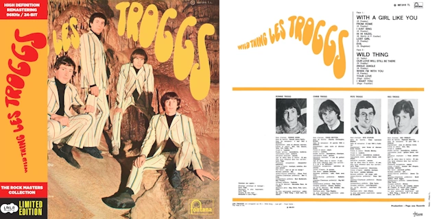 The Troggs Wild Thing LP front and back cover